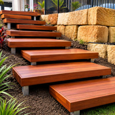 merbau-step=platform Deck Builder Brisbane